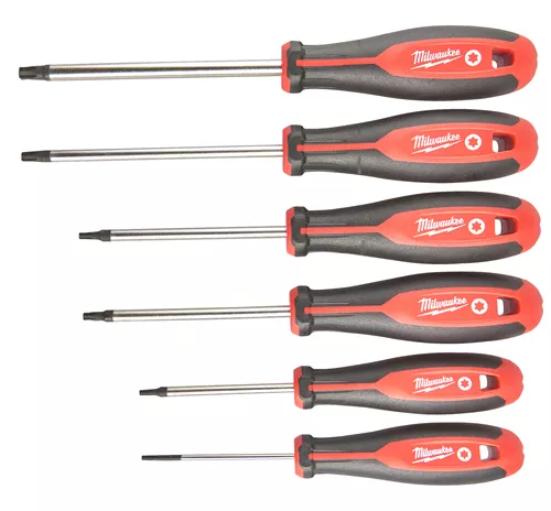 Milwaukee Tri-lobe schroevendraaierset Torx 6 stuks - 4932471809