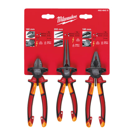 Milwaukee VDE Tangenset 3-delig- 4932464575