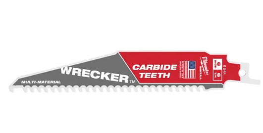 Milwaukee 150mm reciprozaagblad Carbide WRECKER