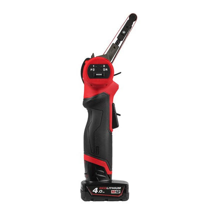 Milwaukee bandvijl op accu 10 mm FBFL10-402B FUEL- 4933480959