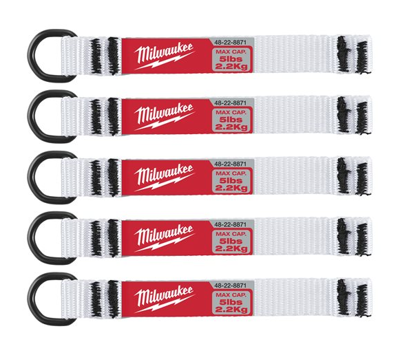 Milwaukee lanyard- verankeringsband D-Ring 5 stuks- 4932471431