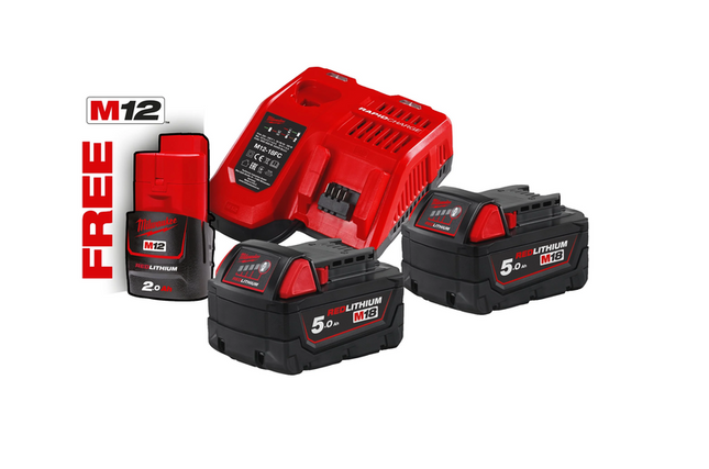 Milwaukee NRG kit M18 NRG-502 - 4933459217
