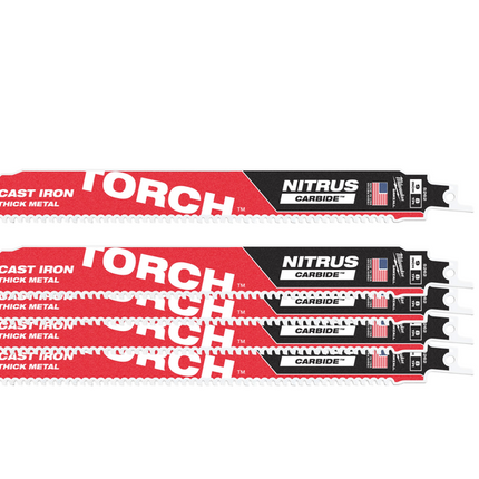 Milwaukee Nitrus Carbide 230mmx8Tpi reciprozaagblad TORCH 5 stuks - 48475562