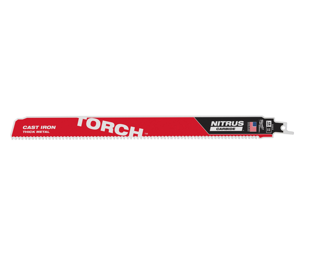 Milwaukee reciprozaagblad Sawzall metaal TCT TORCH NITRUS 300mmx8Tpi 5 stuks - 48475563