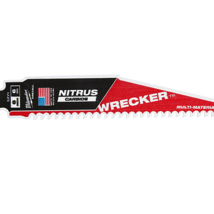 Milwaukee WRECKER reciprozaagblad 300mmx6Tpi Nitrus carbide 5 stuks - 48475573
