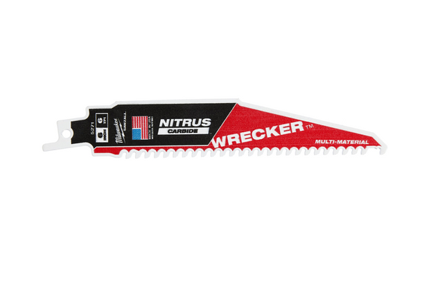 Milwaukee WRECKER reciprozaagblad 300mmx6Tpi Nitrus carbide 5 stuks - 48475573