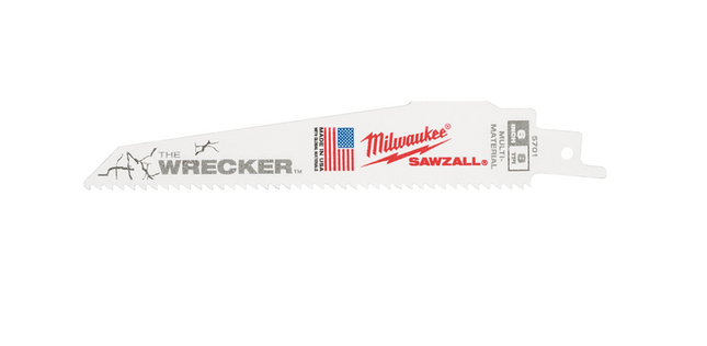 Milwaukee WRECKER reciprozaagblad 230mmx7/11Tpi 5 stuks - 48475706