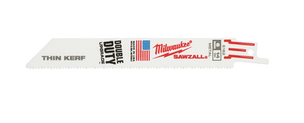 Milwaukee reciprozaagbladen metaal Thin Kerf 230mmx14tpi 5 stuks - 48475187
