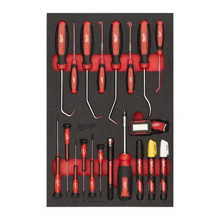 Milwaukee precisie gereedschapsset 46-delig foam inlay - 4932502083