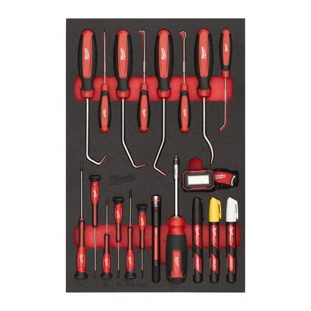 Milwaukee precisie gereedschapsset 46-delig foam inlay - 4932502083