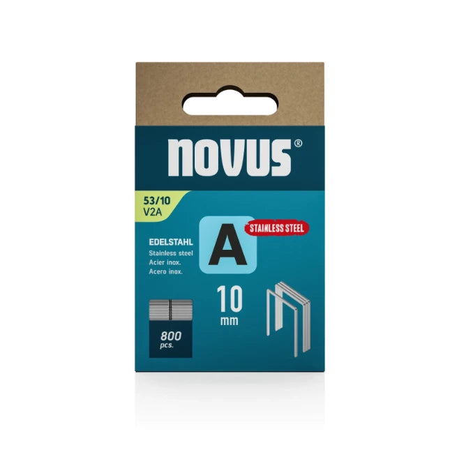 Novus Dundraad nieten A 53/10mm RVS - 042-0779