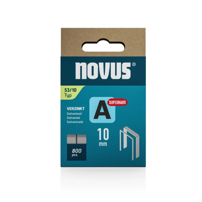 Novus Dundraad nieten A 53/10mm superhard - 042-0778