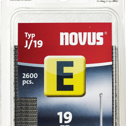 Novus Nagels (spijker) E J/19mm, SB, 2600 st.