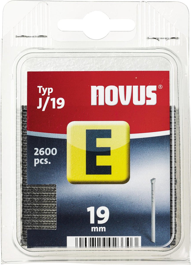 Novus Nagels (spijker) E J/19mm, SB, 2600 st.