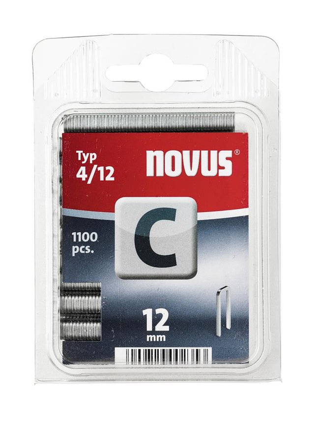Novus Smalrug nieten C 4/12, 1100 st.