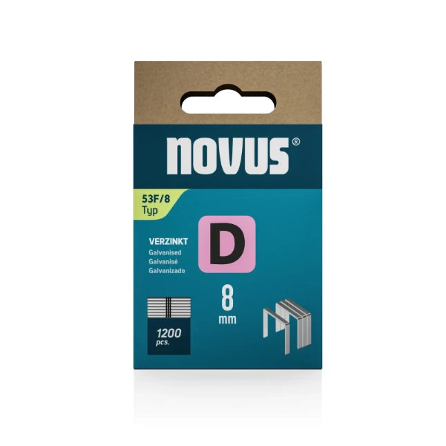 Novus Vlakdraad nieten D 53F/8mm - 042-0789
