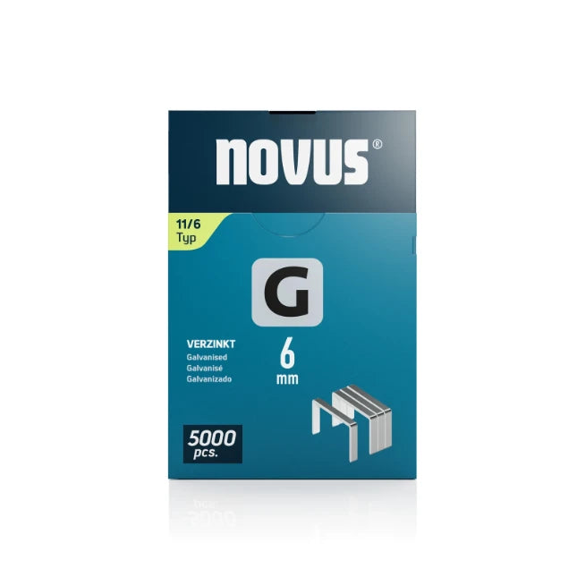 Novus vlakdraad nieten G 11/6 mm - 042-0765