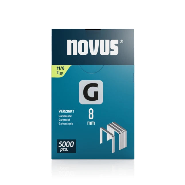 Novus vlakdraad nieten G 11/8 mm - 042-0766