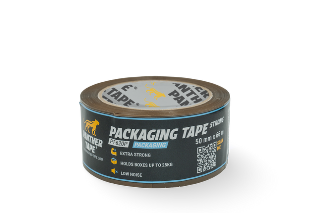 Panthertape 620P Verpakkingstape sterk bruin – 50mm x 66m