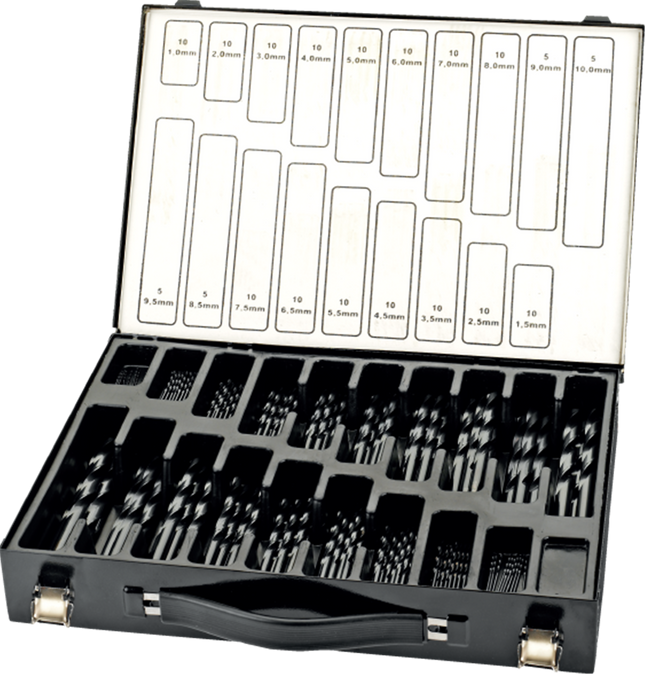 Phantom HSS Set Spiraalboren 11.450: 1-10x0,5 mm - 170x