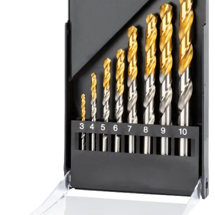 Phantom HSS Spiraalborenset DIN 338 TiN-tip