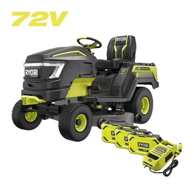 Ryobi RY72TMX117 Tuintractor 72V 117cm tot 10.000m2