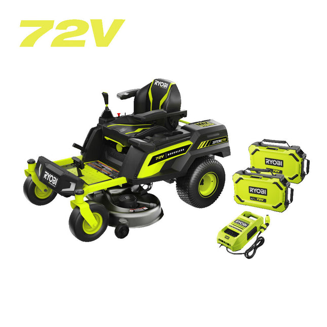 Ryobi RY72ZTRX107 Zero-Turn zitmaaier 72V 107cm tot 6000m2