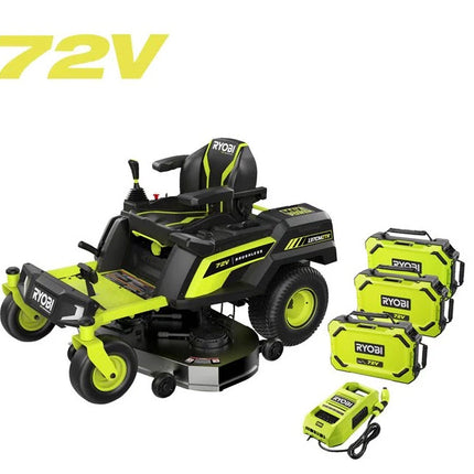 Ryobi RY72ZTRX137 Zero-Turn zitmaaier 72V 137cm tot 12.000m2