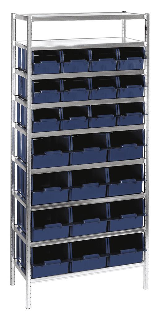 Raaco Rek met 12x bak 7-1600 12x bak 9-2800- 181181