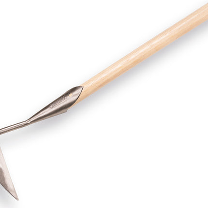 Roestvrijstalen bietenhak 18 cm excentrische punt