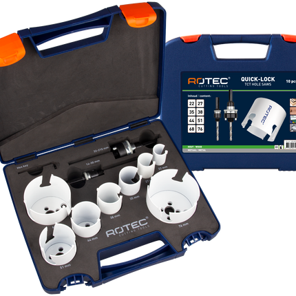 Rotec 528.4005 MP gatzagen set - Elektricien 10-dlg
