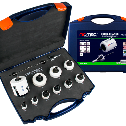 Rotec 528.4105 MP gatzagen set-elektricien 13-dlg