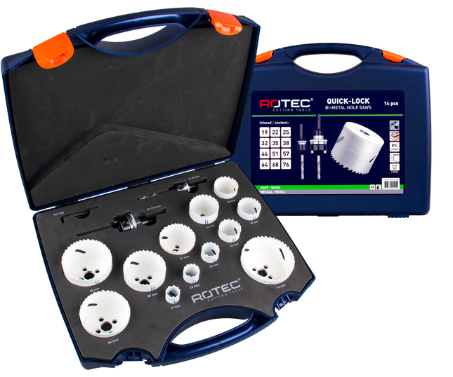 Rotec 527.4125 gatzagen set Allround 14-dlg