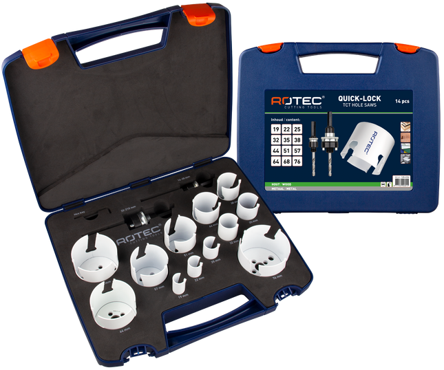 Rotec 528.4006 MP gatzagen set Allround 14-dlg