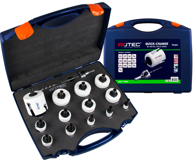 Rotec 528.4110 MP gatzagen set-Allround 16-dlg