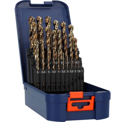Rotec 900.0065 Spiraalboren set 25-dlg in ABS-cassette