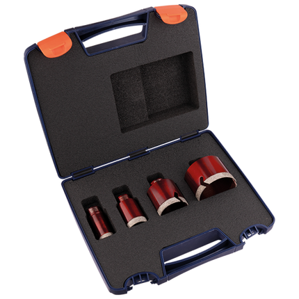 Rotec 757.9051 Diamantboordkronen set 4-dlg premium
