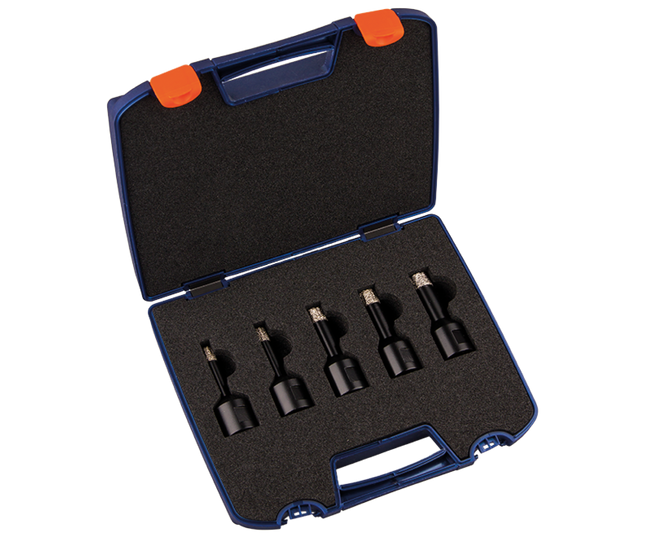 Rotec 757.9001 Diamantboorkronen set 5-dlg M14 opname