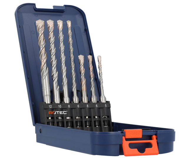 Rotec 900.1010K Hamerboren set 7-dlg SDS-V-Breaker
