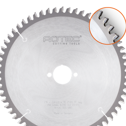 Rotec HM zaagblad voor non-ferro metalen (hand)