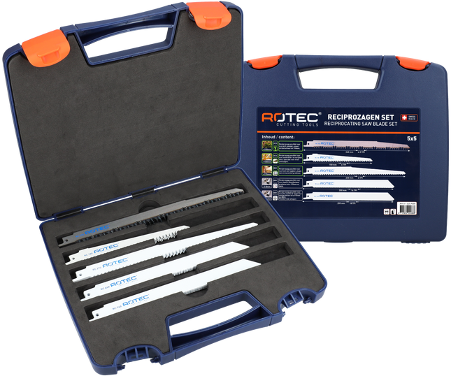 Rotec Riciprozaagbladenset Type 525 25 delig -  525.9000