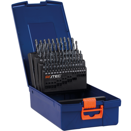 Rotec Spiraalborenset 50 delig type '100' in ABS-cassette - 900.0035