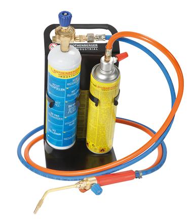 Rothenberger Lasset Roxy Kit Plus, gas en zuurstof