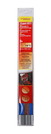 Rothenberger Rolot 607 koperhardsoldeer, 5 st.