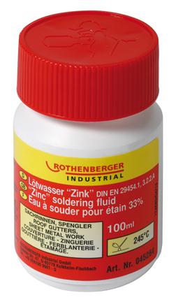 Rothenberger Zinksoldeervloeistof 100ml, 245 °C
