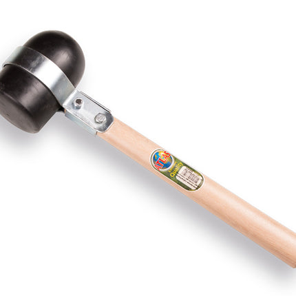 Rubberhamer 70 shore met beugel en steel