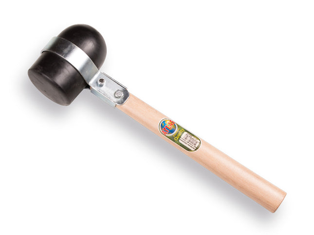 Rubberhamer 70 shore met beugel en steel