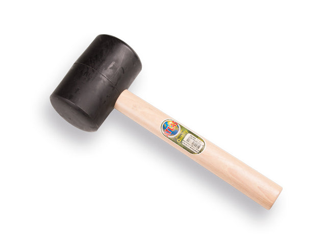 Rubberhamer nr. 8 hard, 90 shore met steel