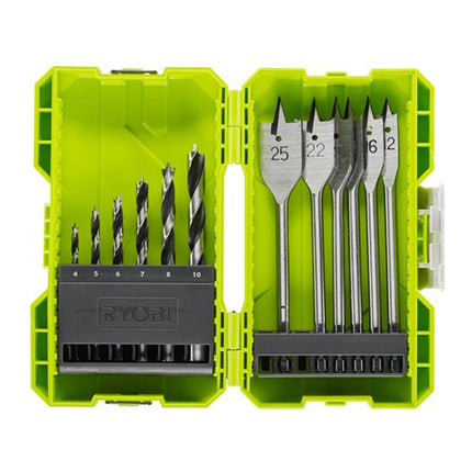 Ryobi 12-delig Houtboorset RAK12SWD