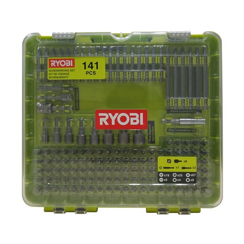Ryobi 141 delige schroevendraaier set